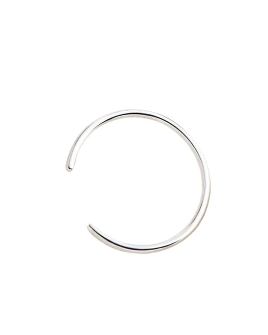 CRESCENT CUFF | SILVER BANGLE