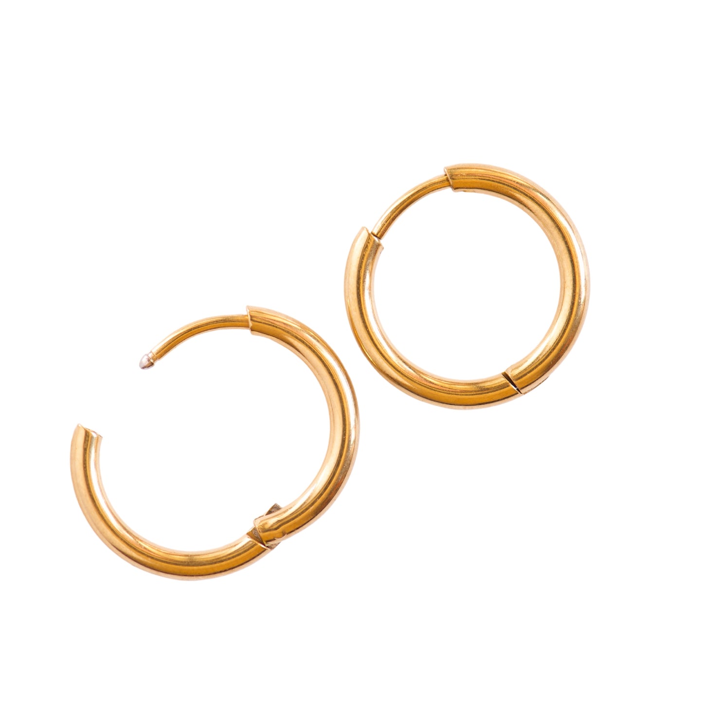 gold hoop earrings