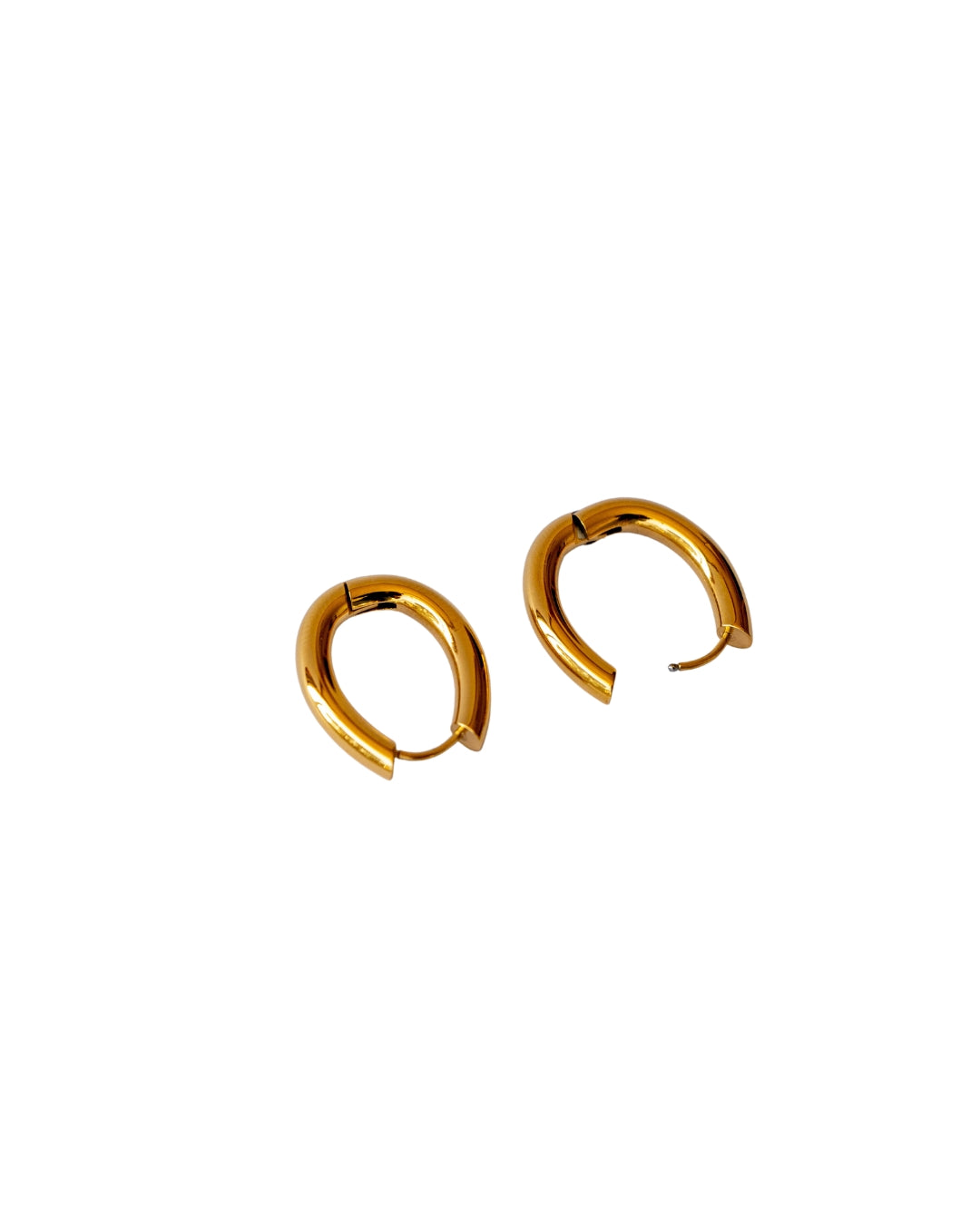 tarnish-free gold hoop earrings