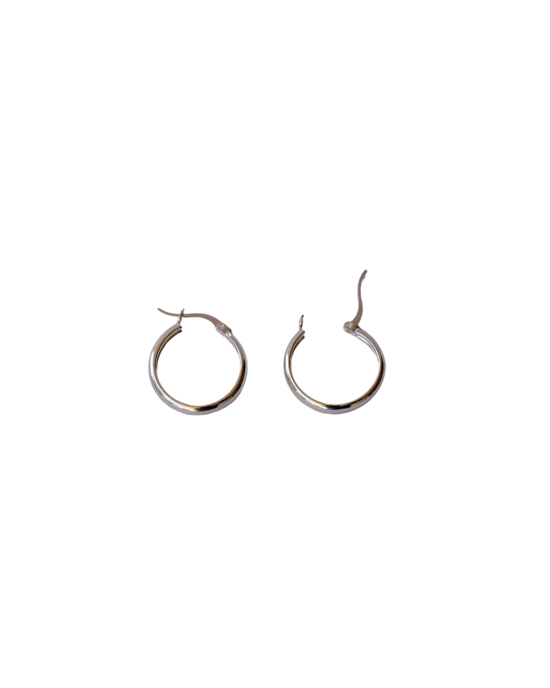 sterling silver hoop earrings